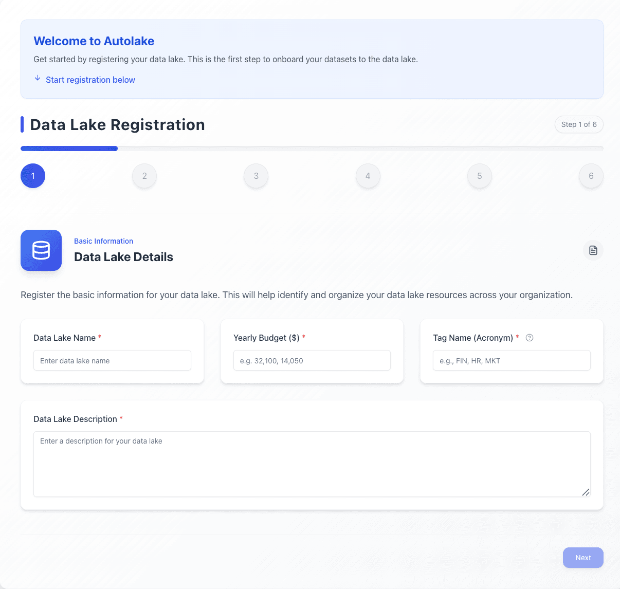 Define Your Data Lake