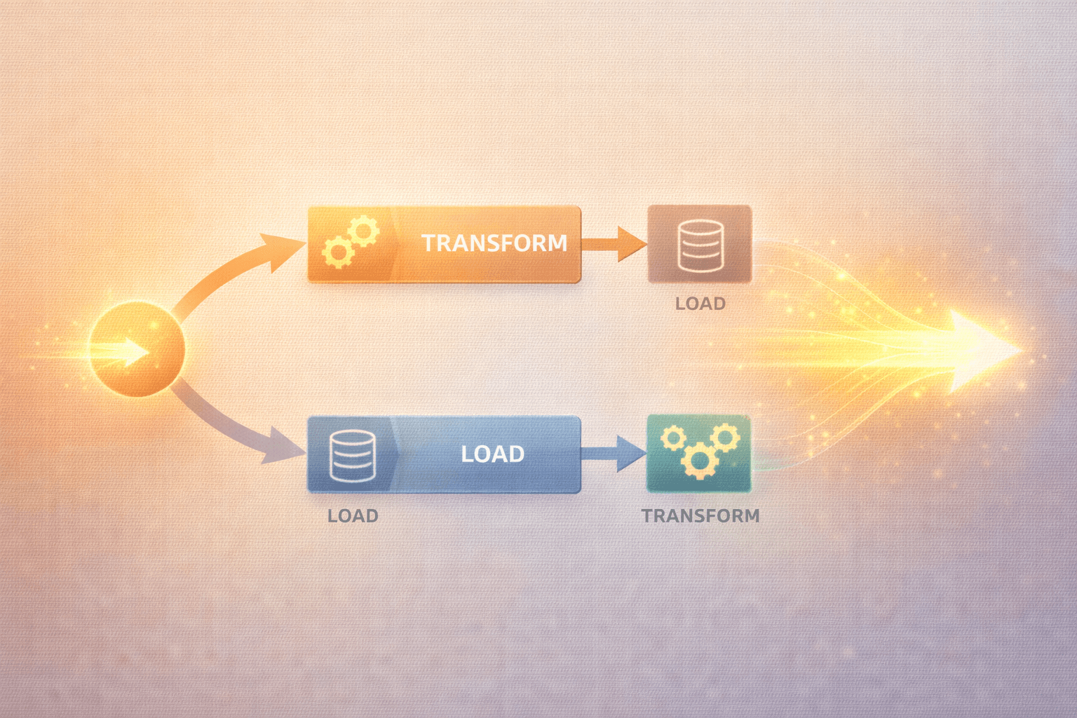ETL vs ELT comparison modern data stack